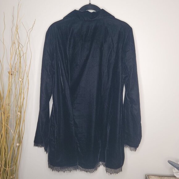 LOGO By Lori Goldstein Button Up Womens Medium - Picture 2 of 7